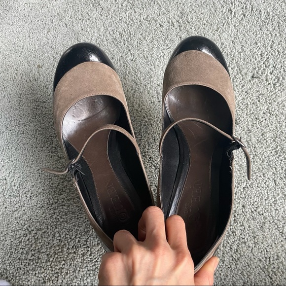 ALEXANDER McQUEEN Suede Mary Jane Low Strap sz40 - Picture 9 of 10